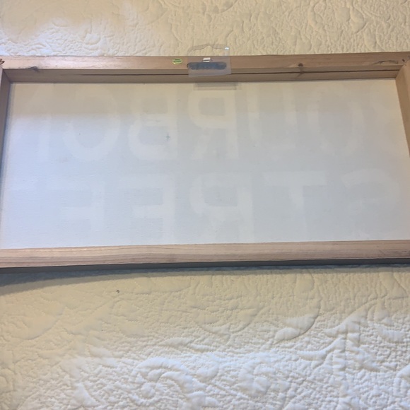 Bourbon Street Wall Sign on Canvas with Wood Frame - Picture 2 of 2